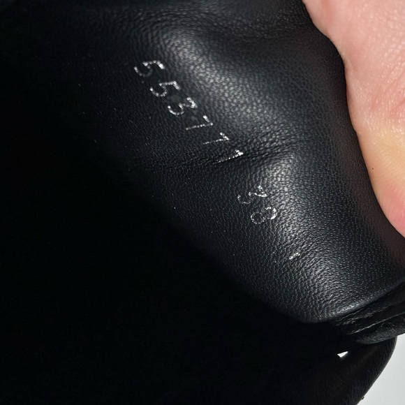 Alexander McQueen Oversized sneakers in a black glitter finish white sole sz 38 - Picture 8 of 11